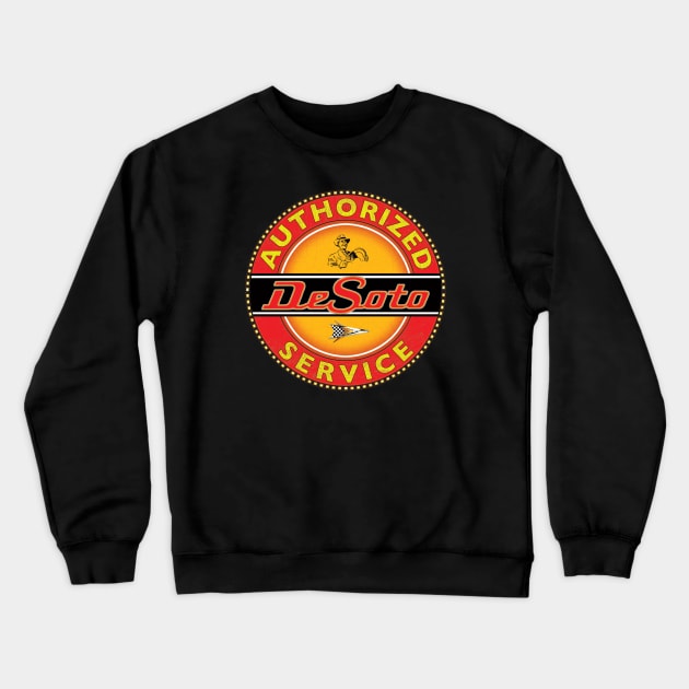 Authorized Service - De Soto Crewneck Sweatshirt by Midcenturydave